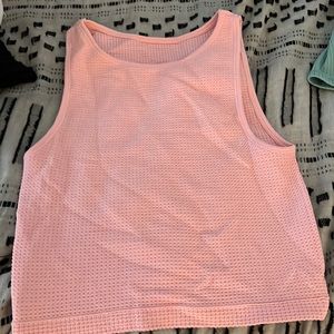 pink seamless top